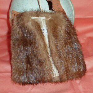 BEAUTIFUL ALLFORDOLL MINK CAPE COAT FOR 16" FASHION DOLLS-GENE,TONNER,ELLOWYNE